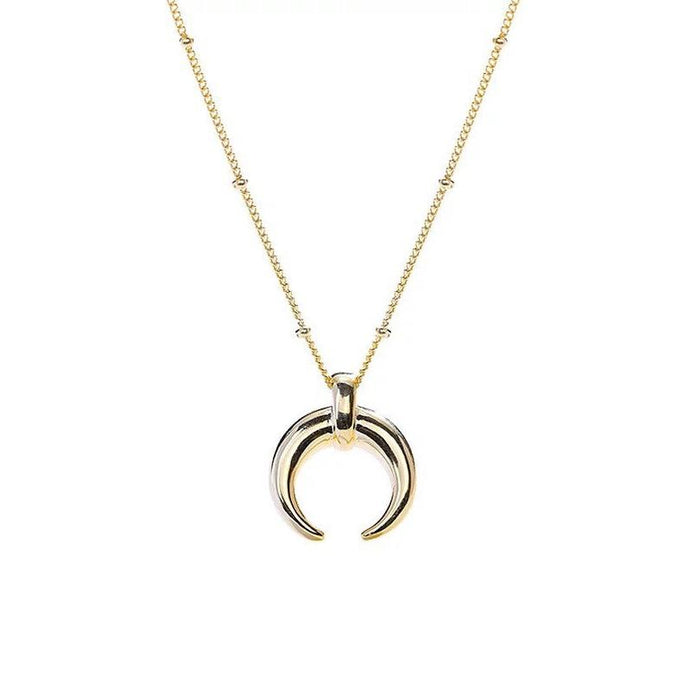 Gold Crescent Moon necklace